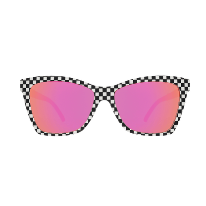 "Server With A Checkered Past" Polarized Pop G Sunglasses