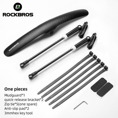 Adjustable Bike Fender Quick Release for 700C Road Bikes