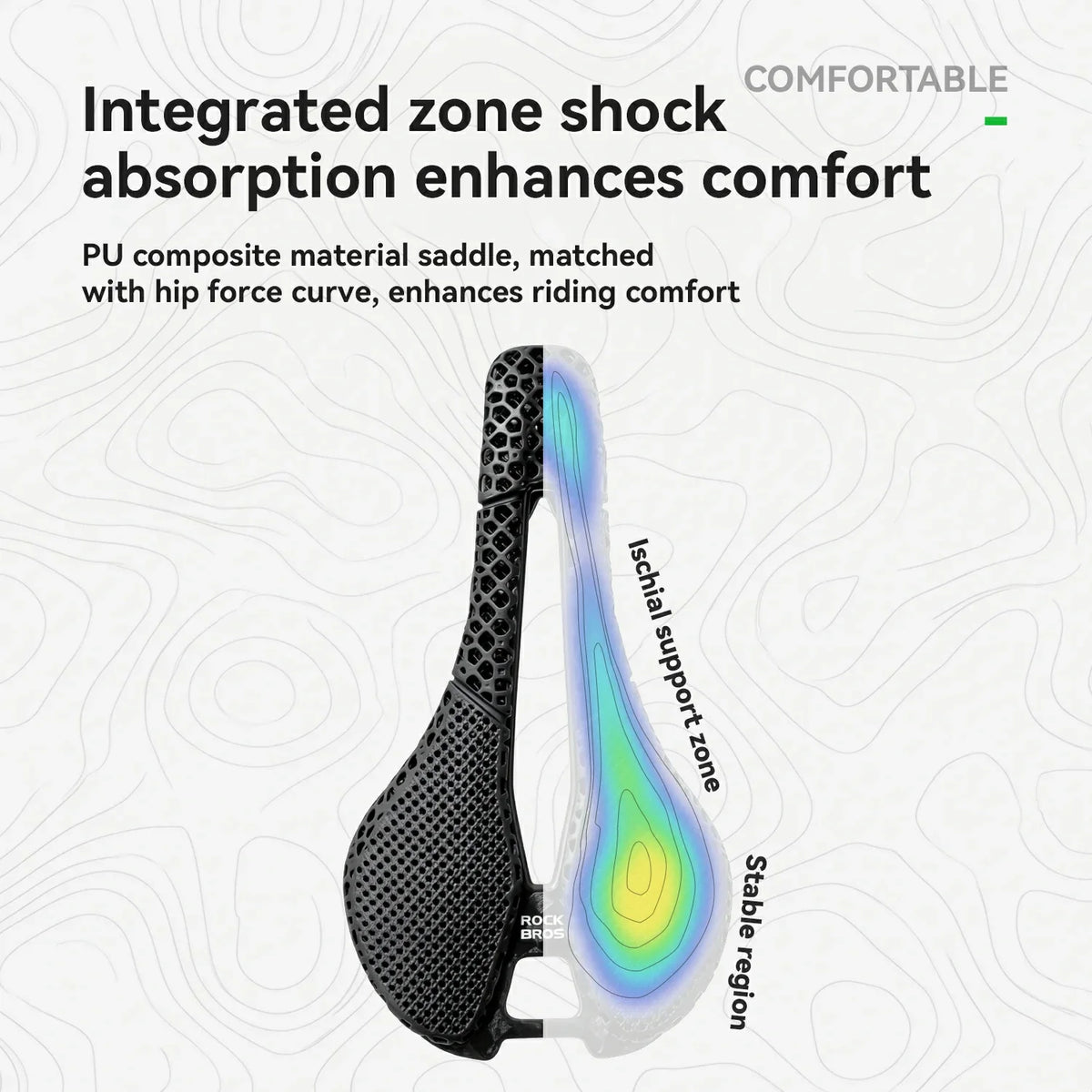 3D Print Bike Saddle 145mm Carbon Seat