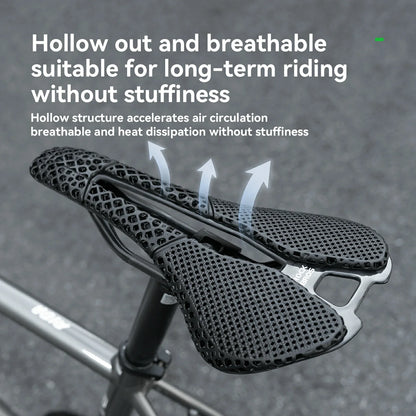 3D Print Bike Saddle 145mm Carbon Seat