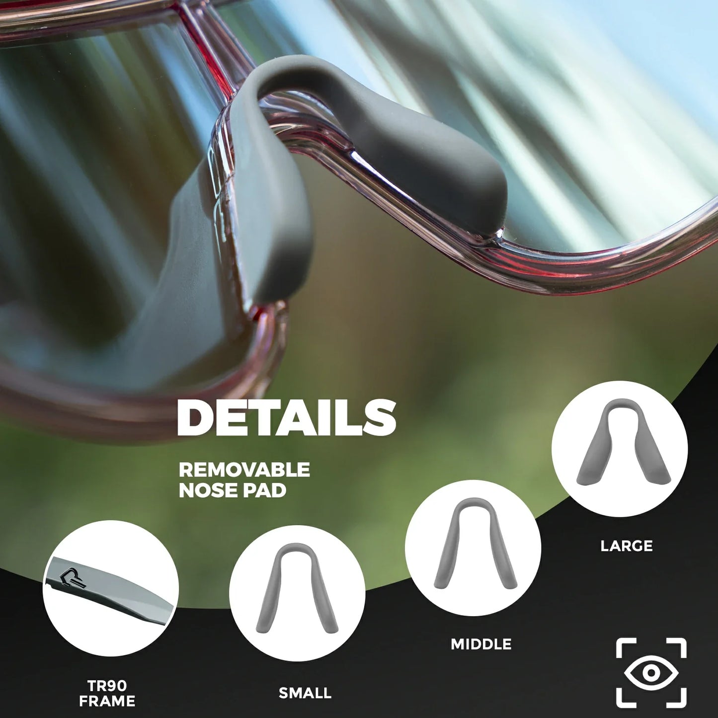 Polarized Photochromic Cycling Sunglasses