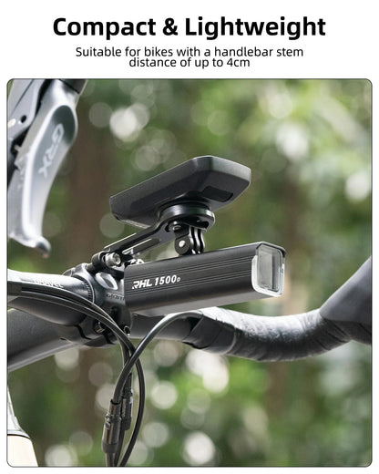 Bike Computer Mount Out-Front Aluminum Integrated