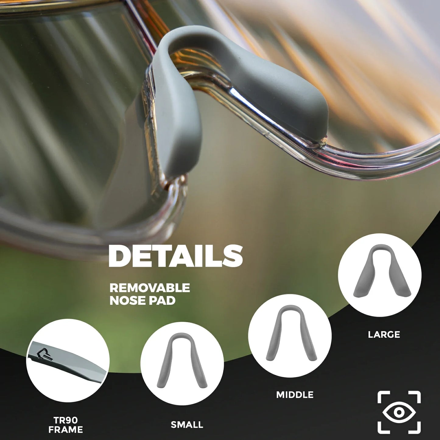 Polarized Photochromic Cycling Sunglasses