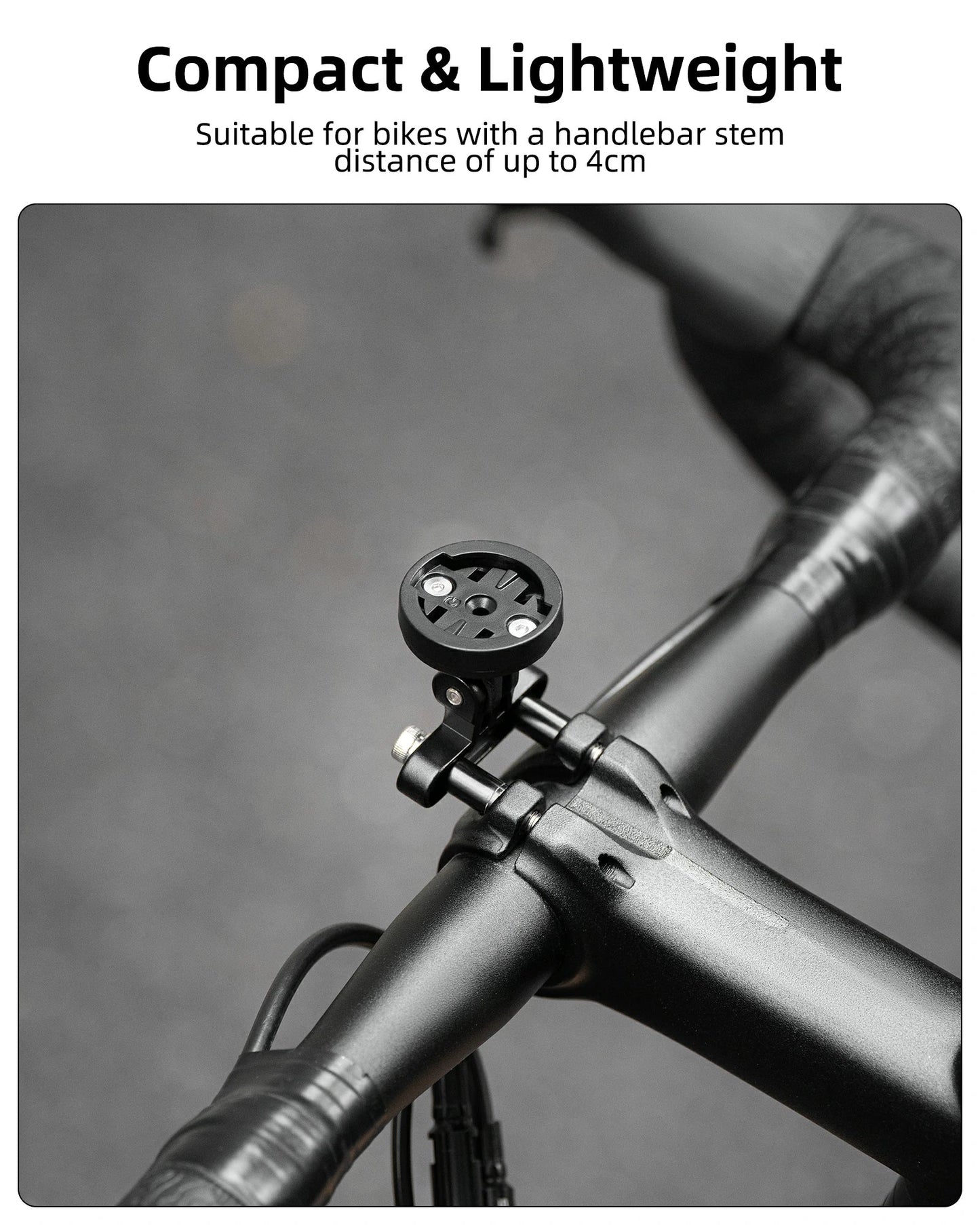 Bike Computer Mount Out-Front Aluminum Integrated