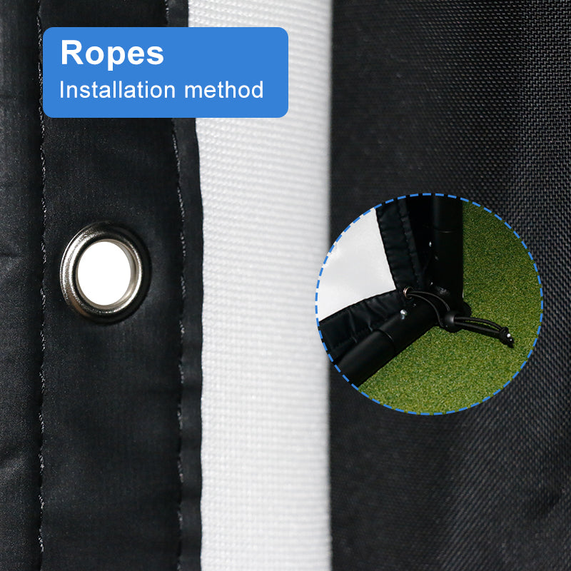 Par 8 Compact Golf Simulator Enclosure by Elite Sim Golf