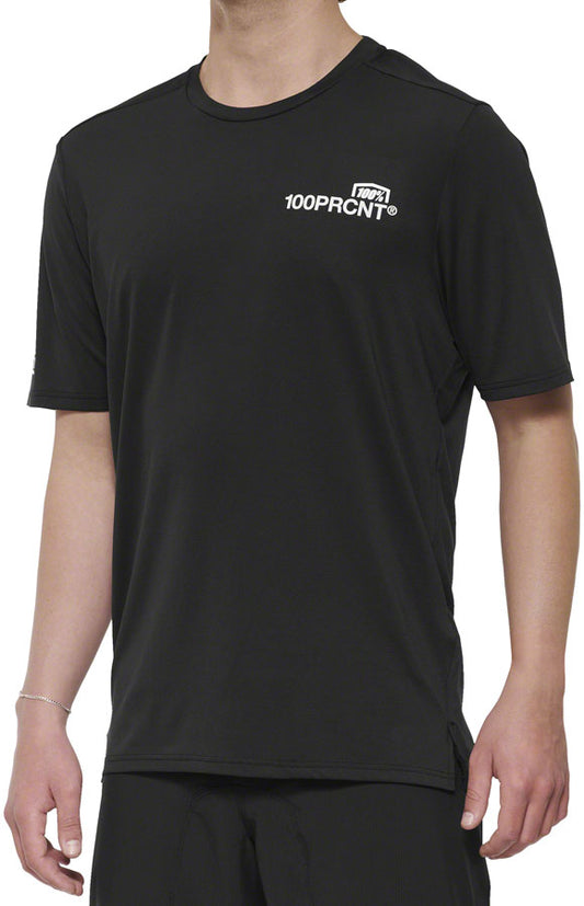 100% Airmatic Short Sleeve Jersey - Black Men's Medium