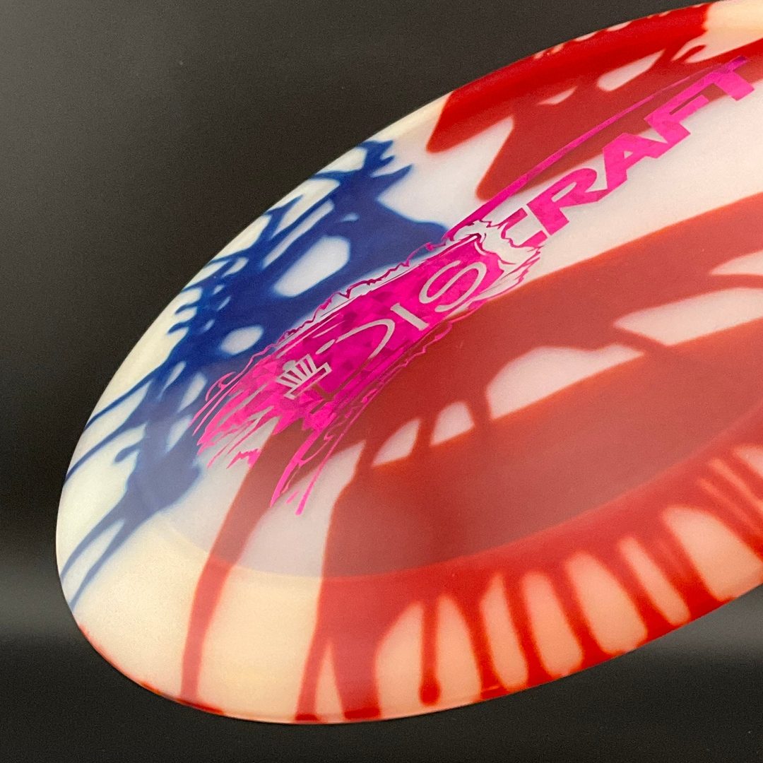 Z Glo Fly Dye Nuke - Discraft Tearaway Bar Stamp LE
