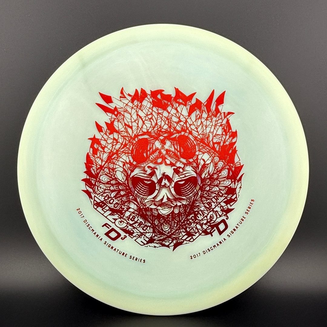 Swirly S-Line FD3 - Doom Bird Double Stamp - Teal 2017 Simon Lizotte Sig Series