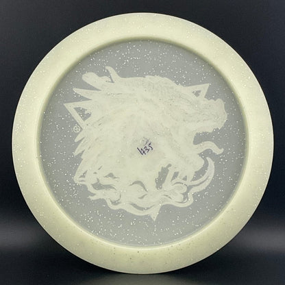 Metal Flake Glow Aztec X-Out - Horned Dragon