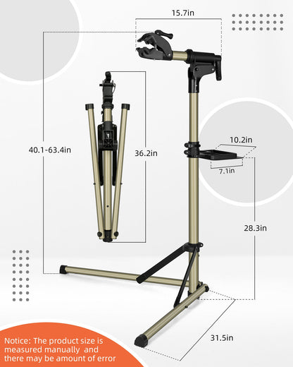 ROCKBROS Bike Repair Stand 65 lbs Capacity for Home Mechanic Maintenance