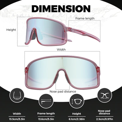 Polarized Photochromic Cycling Sunglasses