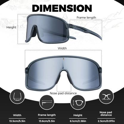 Polarized Photochromic Cycling Sunglasses