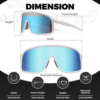 Polarized Photochromic Cycling Sunglasses
