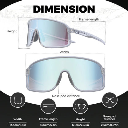 Polarized Photochromic Cycling Sunglasses