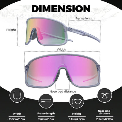 Polarized Photochromic Cycling Sunglasses