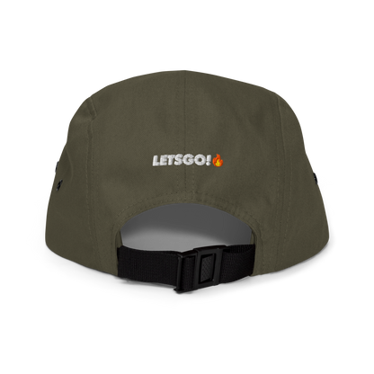 CROWN PICKLEBALL - 5-panel Flat Bill Hat (Olive)