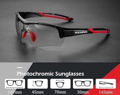 Adaptive Lens Photochromic Cycling Sunglasses