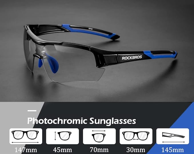 Adaptive Lens Photochromic Cycling Sunglasses