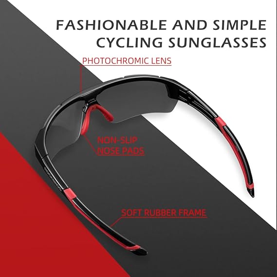 Adaptive Lens Photochromic Cycling Sunglasses