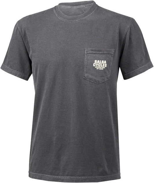 Salsa Logo Short Sleeve Pocket T-Shirt - Unisex Grey Large
