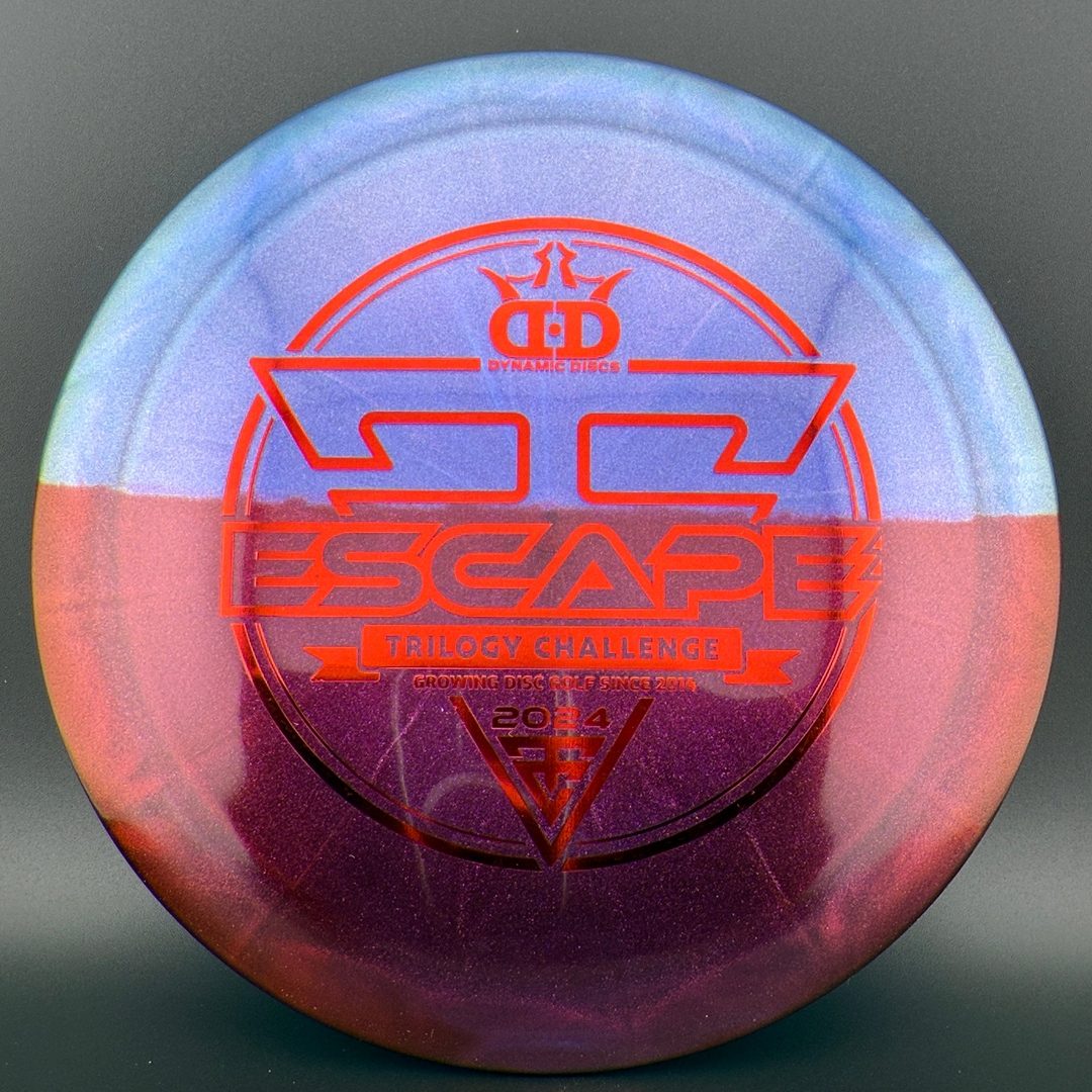 Lucid-Ice Glimmer Escape - Trilogy Challenge - Red Split Dyed