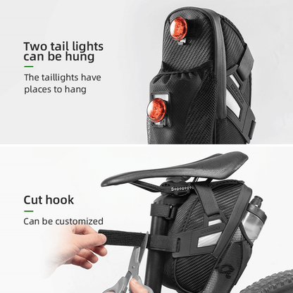 ROCKBROS Bike Saddle Bags Pouch Waterproof Under Seat Pack Bicycles Storage Bags