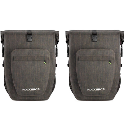 ROCKBROS Pro Cycling Saddlebag in Grey or Black - Single/Pair