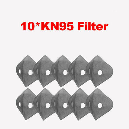 ROCKBROS-Cycling Face Mask Filter PM2.5 Anit-fog Breathable Dust-proof  Mask Anti-droplet- Buy 5 get 50% OFF