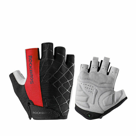 ROCKBROS Half Finger Cycling Short Gloves Shockproof Gloves