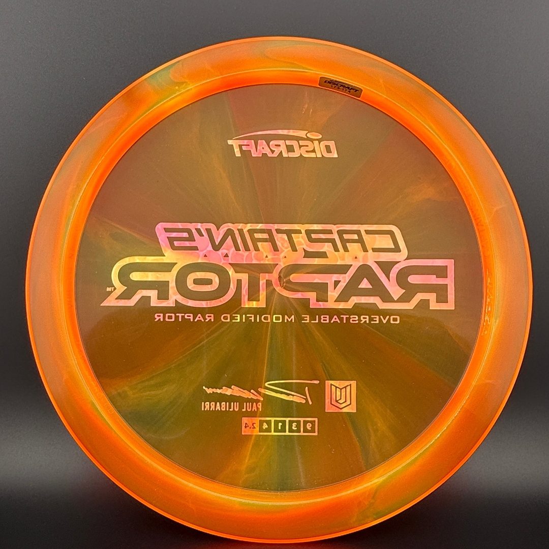 Special Z Blend Captain's Raptor - Paul Ulibarri 2025 Signature Series