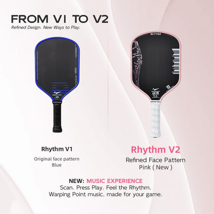 Rhythm Hybrid Pickleball Paddle – Pink