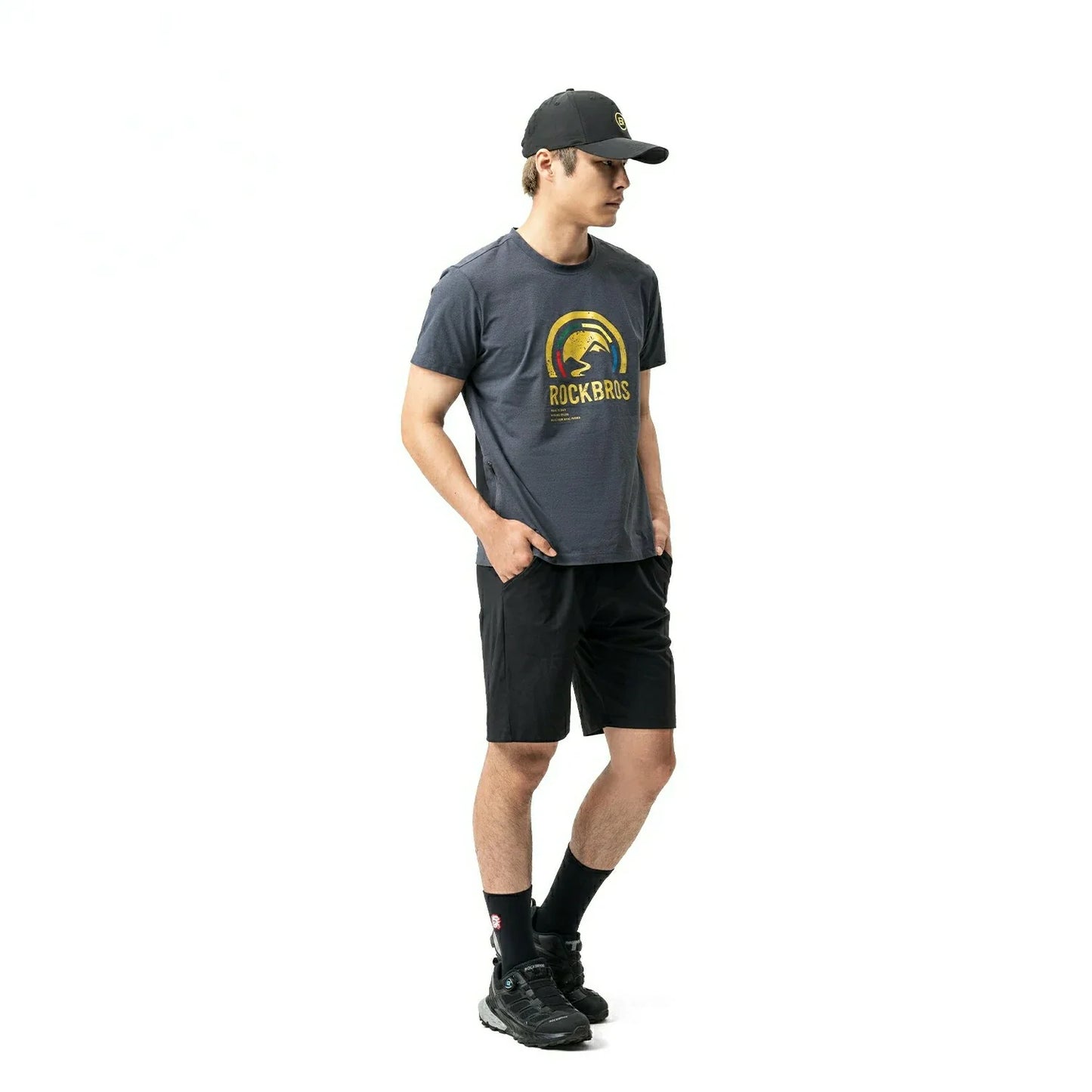 ROCKBROS Road-to-Sky Shirt Unisex Quick Dry Moisture Wicking Breathable Stretch Short Sleeve