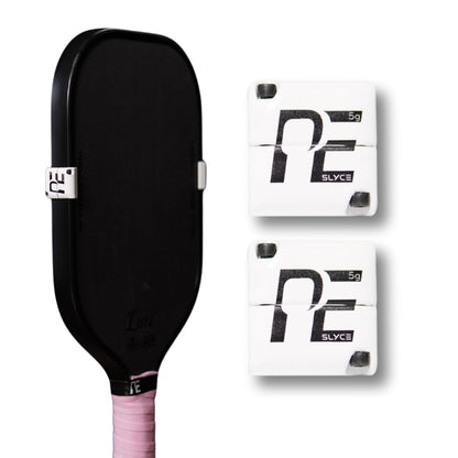Pickleball Effect  - SLYCE SLYDRS™ — Adjustable Clamp-On Pickleball Paddle Tuning Weights