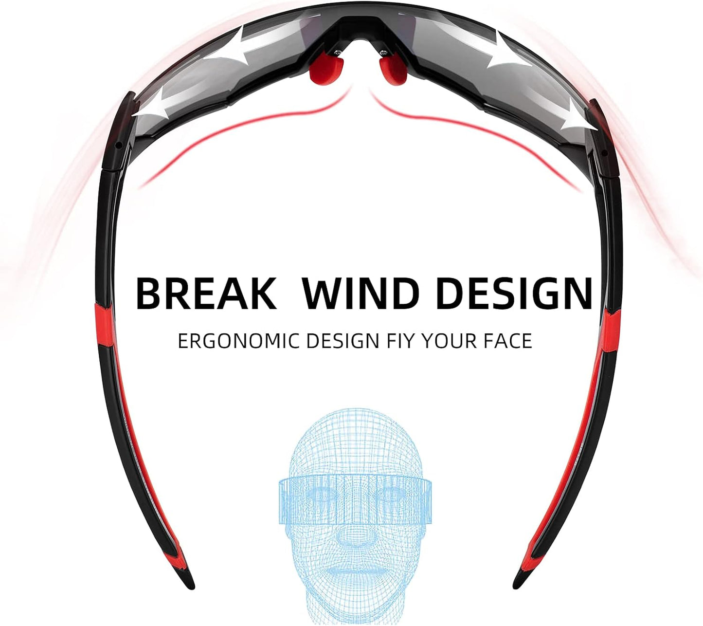 Thickened PC Lens Photochromic Sunglasses (UV400)