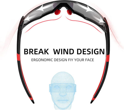 Thickened PC Lens Photochromic Sunglasses (UV400)