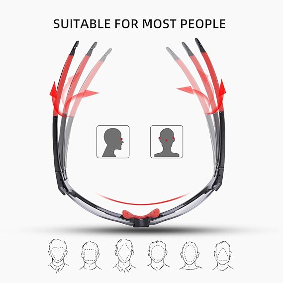 Adaptive Lens Photochromic Cycling Sunglasses
