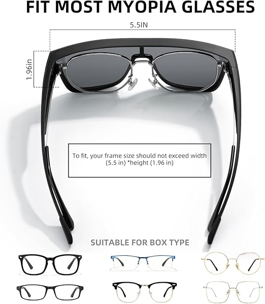 Polarized Fit Over Sunglasses (UV400)