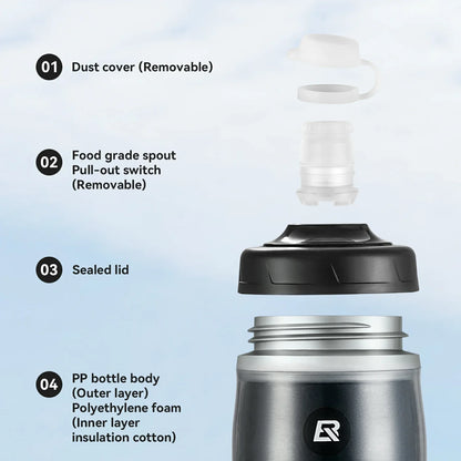 Bicycle Water Bottle 620ml 5h Cooling