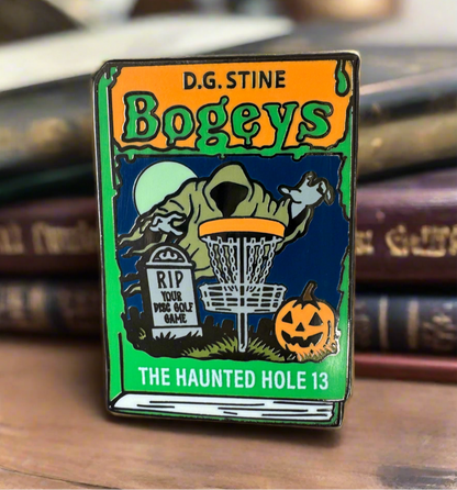 Halloween 2025 Bogey Bumps Book Disc Golf Pin®