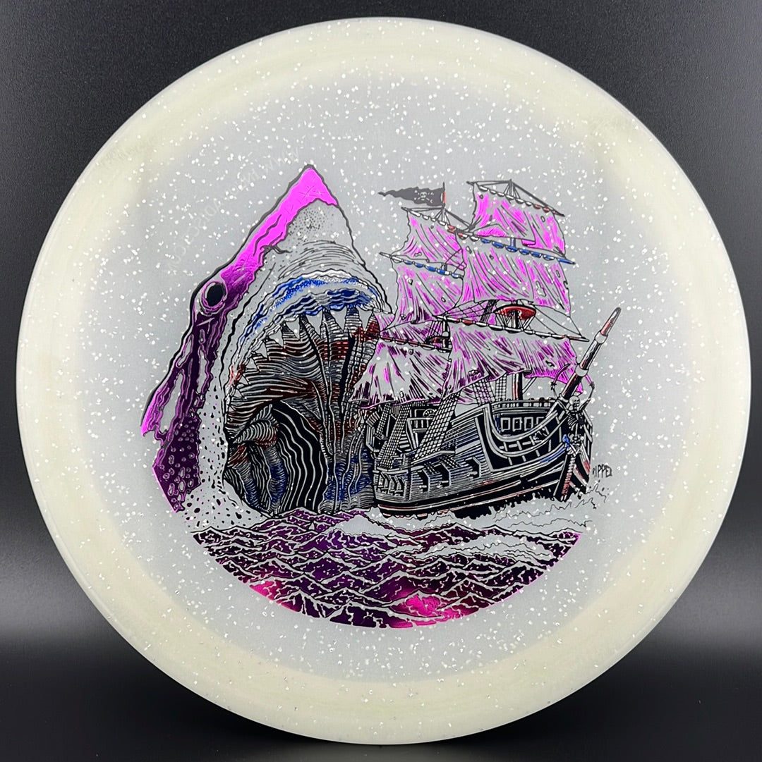 Metal Flake Glow C-Blend Galleon (First Run) "Megalodon" by Ripper Studios