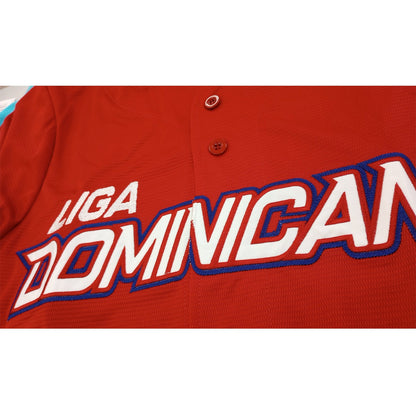 Men's Serie del Caribe 2024 OFFICIAL Dominicana Jersey - Red/Red