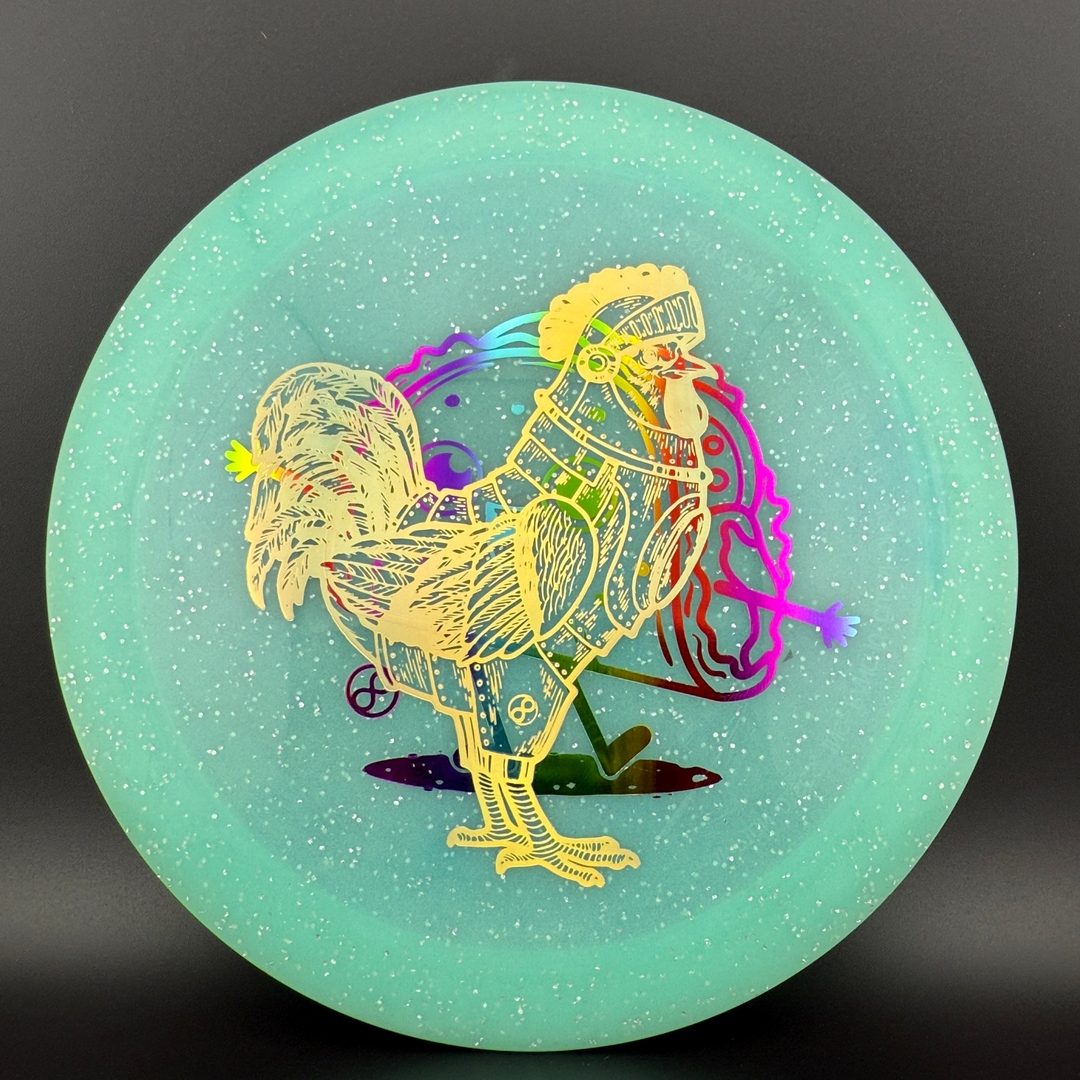 Metal Flake Glow C-Blend Aztec - X-Out Taco Rooster