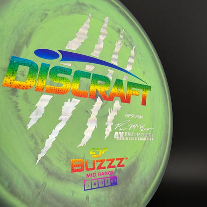 Swirly ESP Buzzz (First Run) - Paul McBeth 4x Claws - Acid Smoke