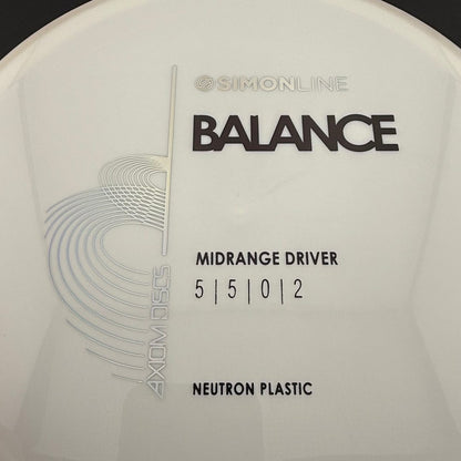 Neutron Balance - Simon Line