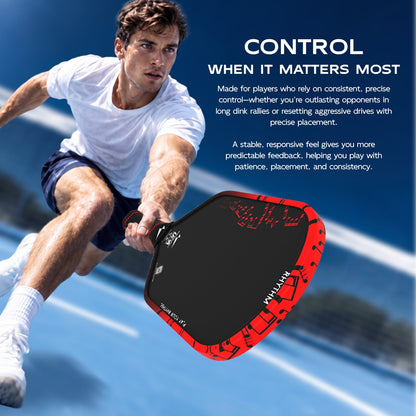 Rhythm Hybrid Pickleball Paddle – Red