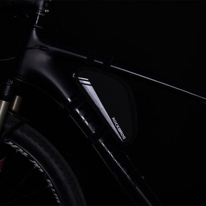 ROCKBROS 0.7L Bicycle Frame Bag - Reflective, Tool-free Install