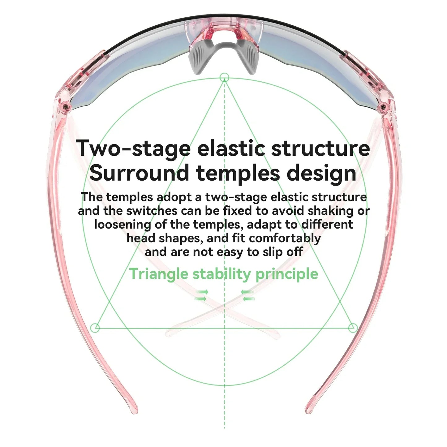 Durable Polarized Cycling Sunglasses with UV400 Protection