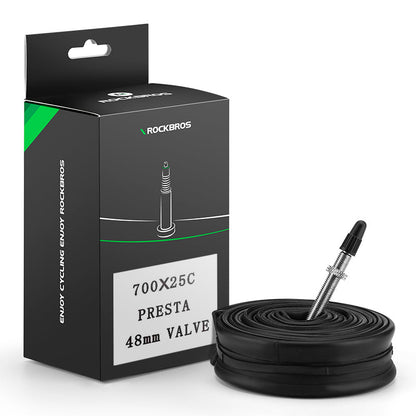 700X23/25/28/35C Road Bike Inner Tube 48mm Presta/Schrader Valve High Self Sealing Butyl Rubber