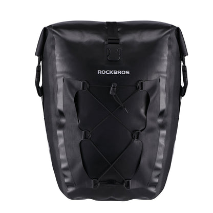 Ultra Large Capacity Bicycle Saddlebag in Black or Yellow
