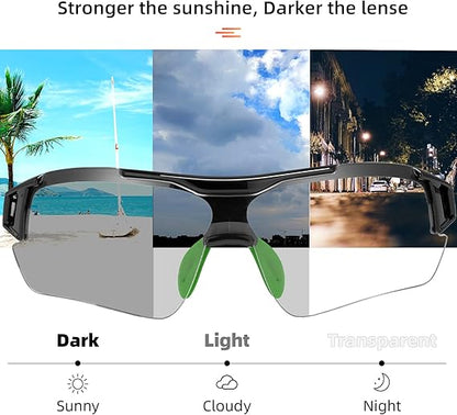Adaptive Lens Photochromic Cycling Sunglasses